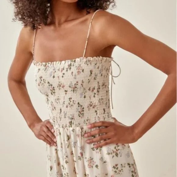 Reformation Sable Midi Dress | Riso 🎉SALE🎀 NEW - Picture 2 of 12